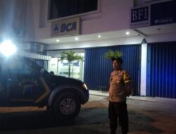 Cegah Tindak Kejahatan, Patroli Dini Hari Polsek Rembang Kota Sambang ATM dan Perbankan