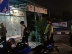 Anggota Samapta Polsek Sidomukti Patroli Di ATM BRI, Himbau Nasabah Waspadai Curanmor