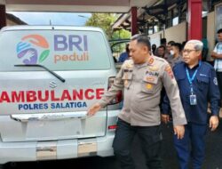 BRI Bantu Mobil Ambulance ke Polres Salatiga