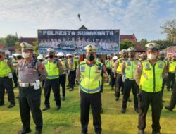 Polres Rembang Kirimkan 15 Anggota Melaksanakan BKO Pengamanan Mantu Putra Presiden RI