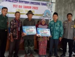 Bhabinkamtibmas Bersama TNI Sluke Rembang, Monitoring Penyaluran Dana BLT-DD