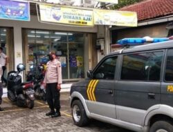 Cegah Curanmor, Unit Samapta Polsek Sidomukti Patroli di Minimarket