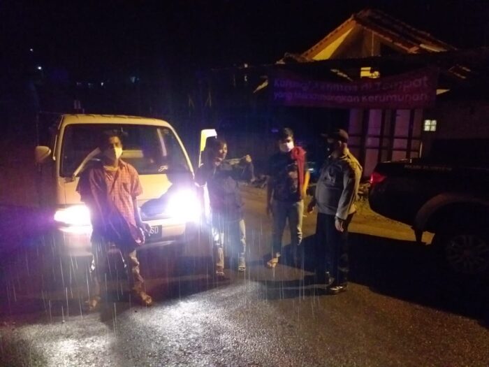 Cegah Gangguan Kamtibmas, Sat Samapta Polres Banjarnegara Gelar Patroli Malam