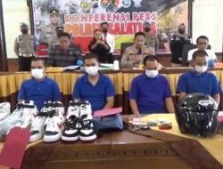 Curi Ratusan Sepatu Ekspor, 4 Karyawan Pabrik di Salatiga Ditangkap Polisi