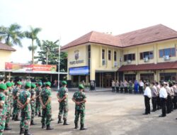 Dalam menjaga keamanan di wilayah Kabupaten Rembang, dibutuhkan Sinergitas TNI-Polri yang Solid