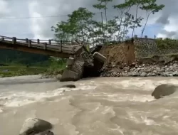 Detik-Detik Jembatan di Banjarnegara Ambrol Diterjang Banjir