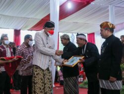 Ganjar Lucurkan 29 Desa Anti Korupsi di Banjarnegara