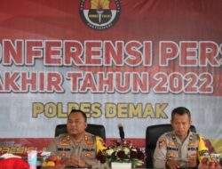 Gelar Konferensi Pers Akhir Tahun, Polres Demak Paparkan Capaian Kinerja Tahun 2022