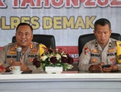 Gelar Konferensi Pers Akhir Tahun, Polres Demak Tunjukan Capaian Kinerja Tahun 2022