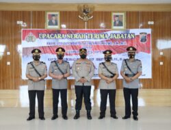 Gelar Upacara Sertijab, Berikut Daftar Pejabat Baru Polres Demak