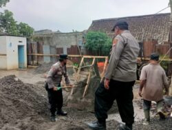 Himbauan Kamtibmas Kanit Samapta Polsek Tingkir Kepada Pekerja Proyek Pengerjaan Ruko Benang Radja