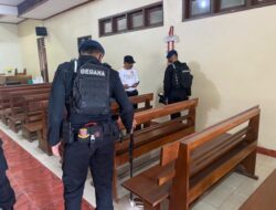 Jelang Hari Natal, Tim Gegana Sterilisasi Sejumlah Gereja di Banjarnegara