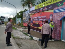 Kapolsek Tingkir Cek Kesiapan Pos Pam Exit Tol Salatiga Jelang Operasi Pengamanan Nataru