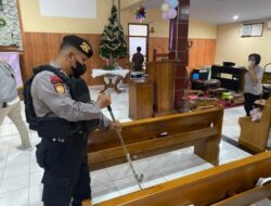 Jelang Perayaan Natal, Tim Gegana Sterilisasi Sejumlah Gereja di Banjarnegara