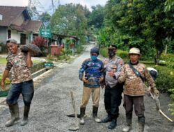 Kanit Samapta Sambangi Proyek Pengerjaan Jalan Kalilondo Himbau Utamakan Keselamatan Kerja