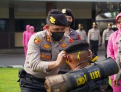 Kapolres Batang Pimpin Apel Penutupan Pembinaan Tradisi Pembaretan Bintara Remaja