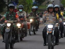 Kapolres Lamandau Pimpin Patroli Skala Besar Jelang Jelang Malam Natal 2022