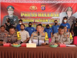 Kapolres Lamandau Sampaikan Capaian Kinerja Polres lamandau Selama Tahun 2022