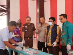 Kapolres Lamandau bersama Instansi Terkait Musnahkan Barang Bukti Narkoba Sabu 100,57 gram