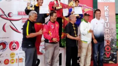 Koleksi 23 Emas, Salatiga Juara Umum Kejurprov Wushu Taolu Junior Jateng