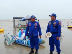 Libur Nataru 2023, Sat Polairud Polres Rembang Intensifkan Patroli Obyek Wisata Pantai