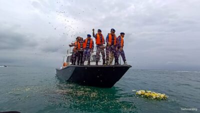 Mengenang Jasa Pahlawan, Polres Batang Gelar Tabur Bunga HUT ke 72 Korpolairud