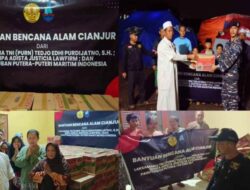 Pendiri DAJ Bersama Paguyuban Putera-puteri Maritim Indonesia Salurkan Bantuan ke Korban Gempa Cianjur