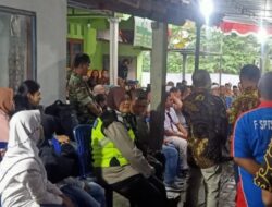 Pengamanan Kampung Visit PT SCI Oleh Anggota Polsek Tingkir