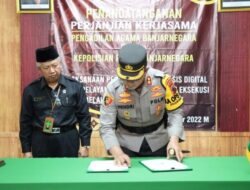 Percepat Layanan Hukum Berbasis Digital, Polres Banjarnegara dan Pengadilan Agama Jalin Kerjasama