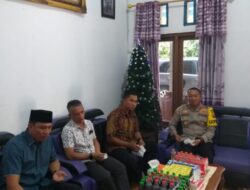 Pererat Silahturahmi Kapolres Lamandau dan Forkopinda kunjungi Pejabat yang Merayakan Natal