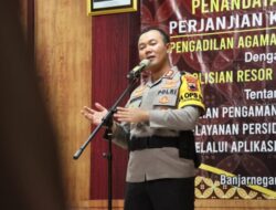 Polres Banjarnegara Bersama Pengadilan Agama Banjarnegara Jalin Kerjasama Bidang Layanan Hukum