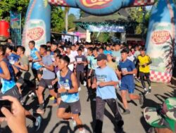 Polres Banjarnegara Pantau Giat Fun Run 5 Kilometer Hari Juang Kartika TNI AD