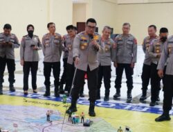 Polresta Sidoarjo Gelar Latpra Ops Lilin Semeru 2022 Plus TFG, Solidkan Amankan Nataru