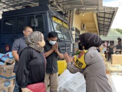 Polri Bantu Salurkan Logistik Korban Bencana Gempa Cianjur Dari Yayasan Satu Angan Satu Mimpi