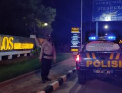 Polsek Rembang Kota Patroli BLP dinihari di wilayah Kota Rembang