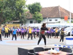 Tingkatkan Soliditas, TNI-Polri di Rembang Gelar Olahraga Bersama