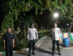 Patroli Malam Polsek Tingkir Himbau Kewaspadaan Pada Petugas Keamanan Taman Tingkir