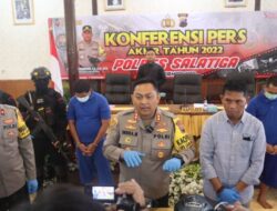 Selama Tahun 2022 Sikamtibmas Polres Salatiga Aman Dan Kondusif