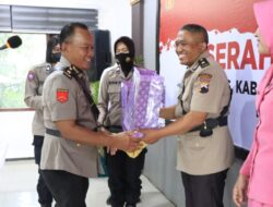 Sertijab PJU Polres Rembang di Pimpin langsung Kapolres Rembang