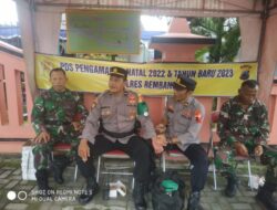 Si Dokkes Polres Rembang Berikan Pelayanan Kesehatan dalam Pengamanan Nataru