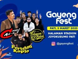 Denny Caknan dan Guyon Waton Bakal Hadir di Gayeng Fest 2023 kabupaten Pati