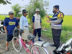 Temui Petani Di Sawah, Polres Demak Sampaikan Pesan Kamtibmas