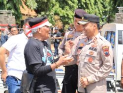 Aksi Unras Asosiasi Nelayan Berlangsung Damai, Kapolres Rembang Beri Apresiasi