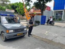 Antisipas Kejahatan, Anggota Polsek Sluke Rembang Patroli Sambang Bank BRI