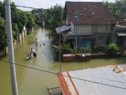Banjir di Pati Sepekan Lebih, Warga Bertahan Buat Ranggon