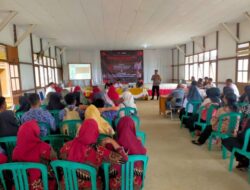 Berikan Sosialisasi Bahaya Narkoba, Kapolsek Manis Mata : “ Narkoba Adalah Musuh Yang Nyata ”