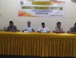 Bhabinkamtibmas Pantau pendaftaran program PTSL Desa Kalitengah