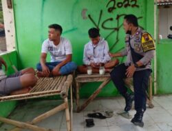 Bhabinkamtibmas Polsek Kragan Rembang Galang Informasi Kamtibmas