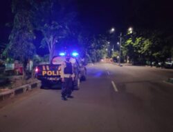 Di Sinyalir Kerap Untuk Aksi Balap Liar, Jalan Pemuda Rembang Di Patroli Personil Polsek Rembang Kota