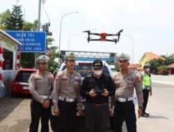 Ditlantas Polda Jateng Uji Coba Etle Drone di Kabupaten Brebes